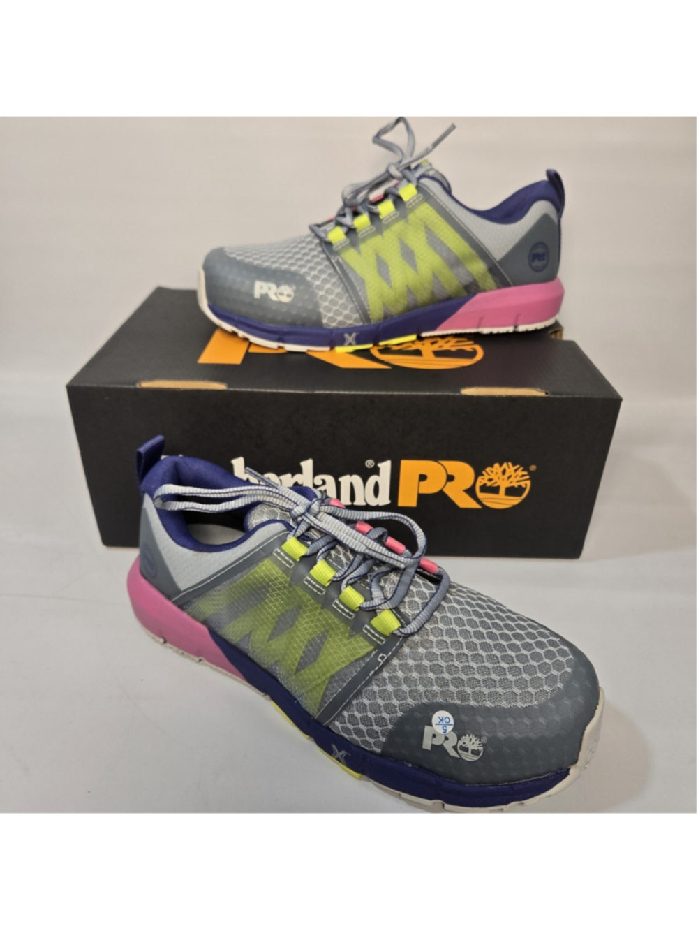 Timberland PRO Radius Safety Toe Work Shoes No Slip Oil Resistant EH Women 9 NIB
